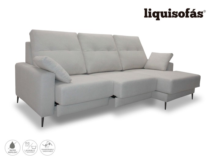 SOFÁ CHAISE LONGUE DESLIZANTE FRONTAL...