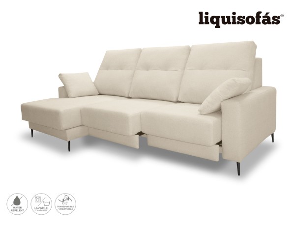SOFÁ CHAISE LONGUE DESLIZANTE FRONTAL MOD. FLANDES