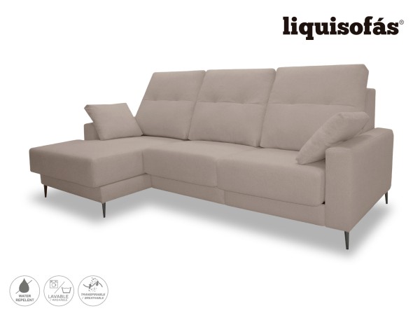 SOFÁ CHAISE LONGUE DESLIZANTE FRONTAL MOD. FLANDES