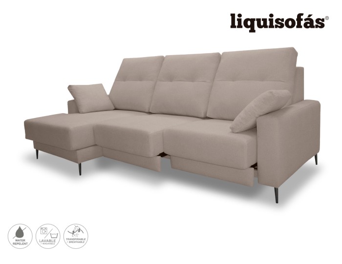 SOFÁ CHAISE LONGUE DESLIZANTE FRONTAL...