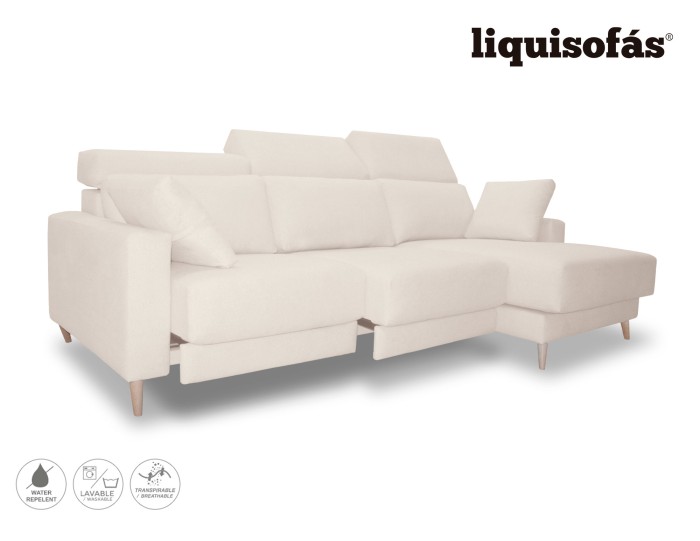 SOFÁ CHAISE LONGUE DESLIZANTE FRONTAL...