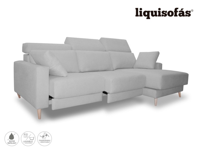 SOFÁ CHAISE LONGUE DESLIZANTE FRONTAL...