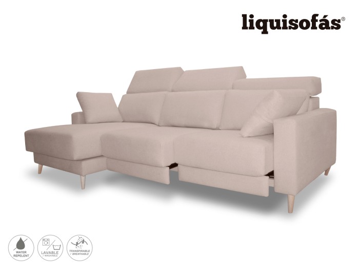 SOFÁ CHAISE LONGUE DESLIZANTE FRONTAL...