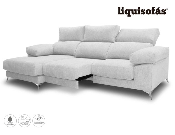 CHAISELONGUE DESLIZANTE FRONTAL Y RECLINABLE MOD. CALCIO