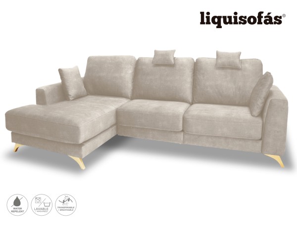 SOFÁ CHAISELONGUE DESLIZANTE AL SUELO MOD. SUIZA