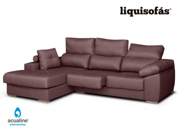 SOFÁ CHAISELONGUE DESLIZANTE Y RECLINABLE MOD. LIBA