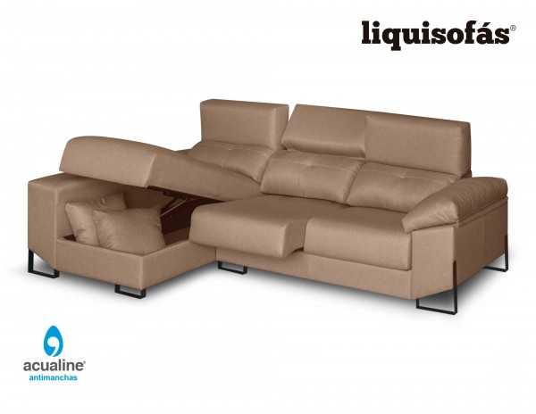 SOFÁ CHAISELONGUE DESLIZANTE Y CON ARCÓN MOD. CAPRI