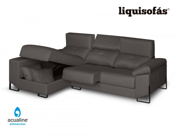 SOFÁ CHAISELONGUE DESLIZANTE Y CON ARCÓN MOD. CAPRI