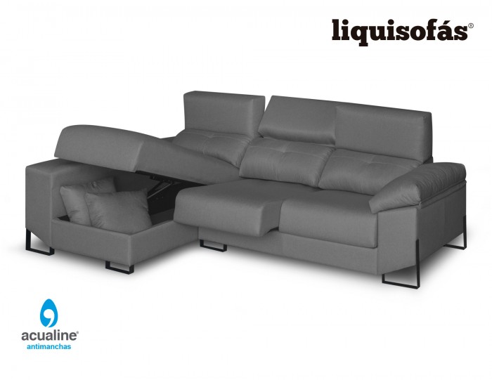 SOFÁ CHAISELONGUE DESLIZANTE Y CON...
