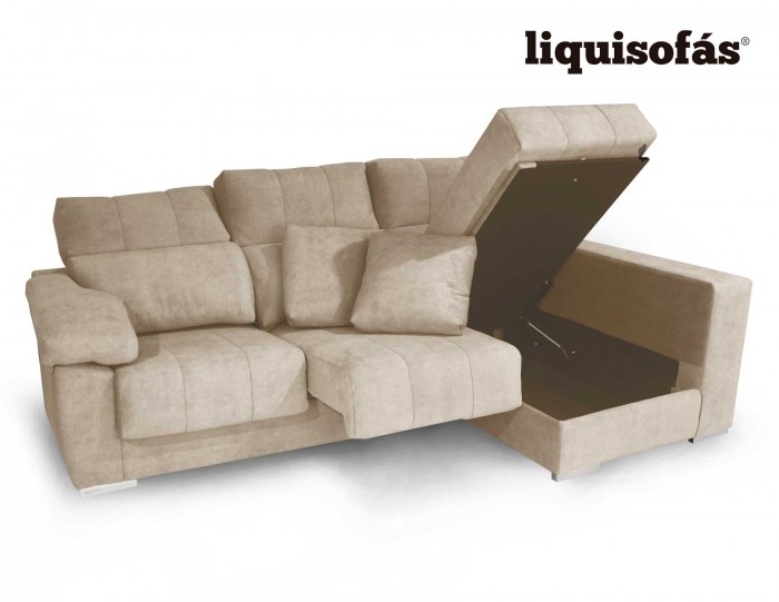 SOFÁ CHAISELONGUE DESLIZANTE Y CON...
