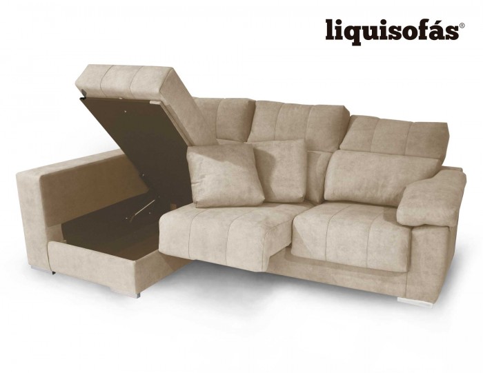 SOFÁ CHAISELONGUE DESLIZANTE Y CON...