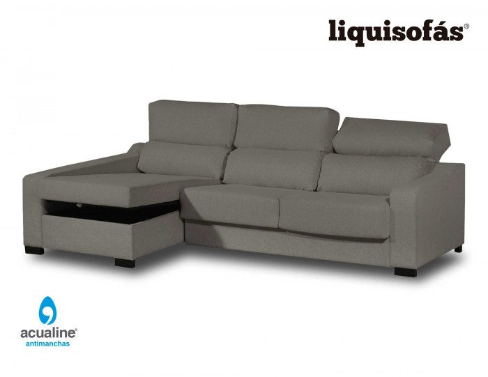 SOFÁ CHAISELONGUE CAMA CON SISTEMA...