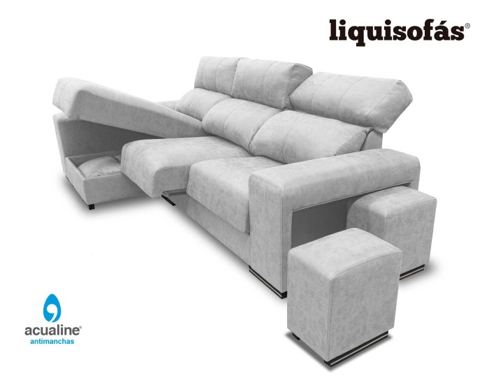 SOFÁ CHAISELONGUE RECLINABLE Y...