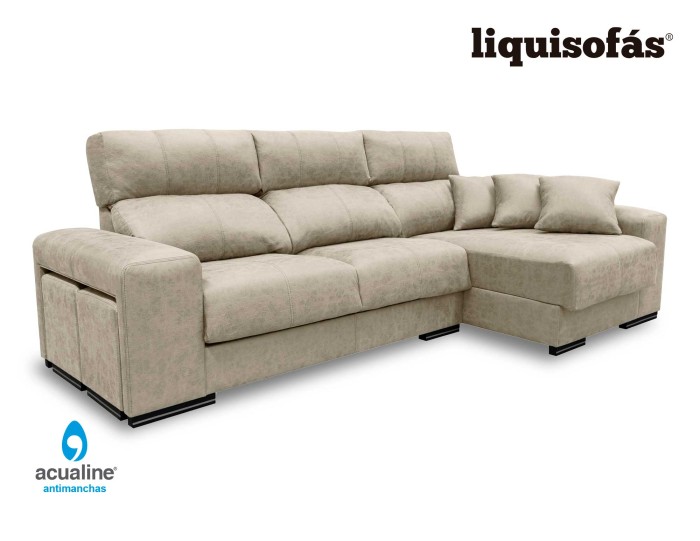 SOFÁ CHAISELONGUE RECLINABLE Y...