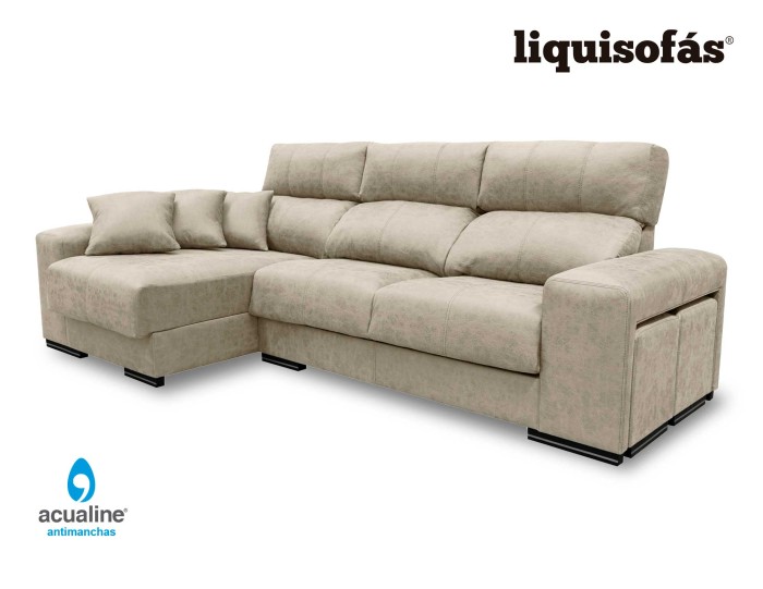 SOFÁ CHAISELONGUE RECLINABLE Y...