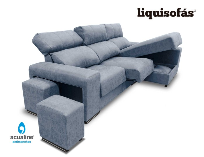 SOFÁ CHAISELONGUE RECLINABLE Y...