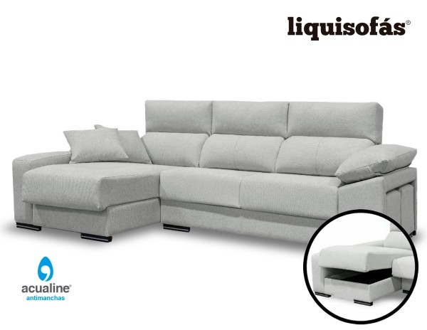 CHAISELONGUE ASIENTOS DESLIZANTES MOD. CAQUI