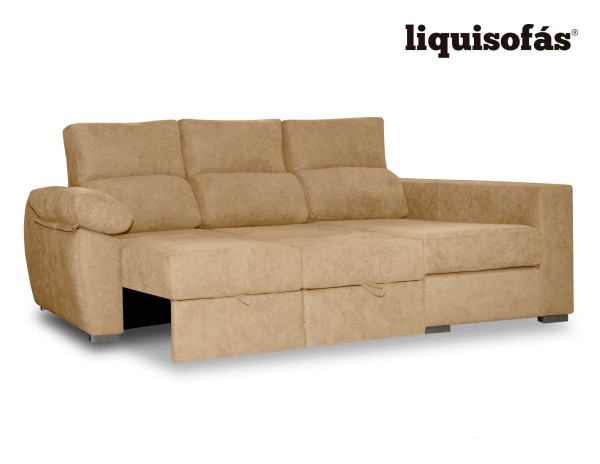 CHAISELONGUE DESLIZANTE AL SUELO Y RECLINABLE MOD. CUBA