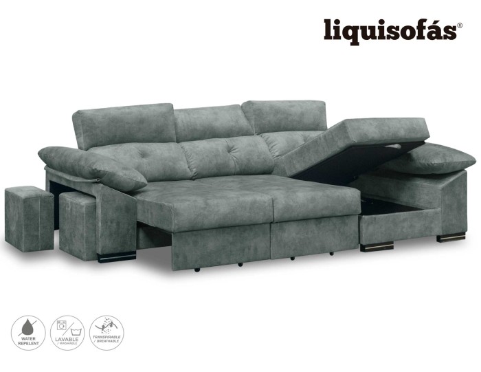 CHAISELONGUE DESLIZANTE FRONTAL Y...
