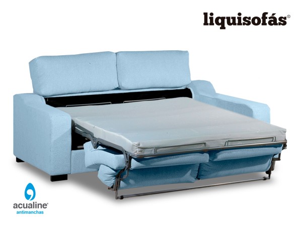 SOFÁ CAMA SISTEMA ITALIANO Y  RESPALDO RECLINABLE MOD. ROYAL MAIL