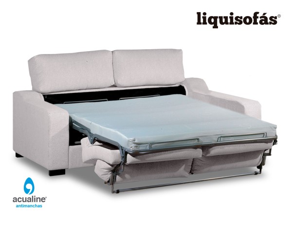 SOFÁ CAMA SISTEMA ITALIANO Y  RESPALDO RECLINABLE MOD. ROYAL MAIL