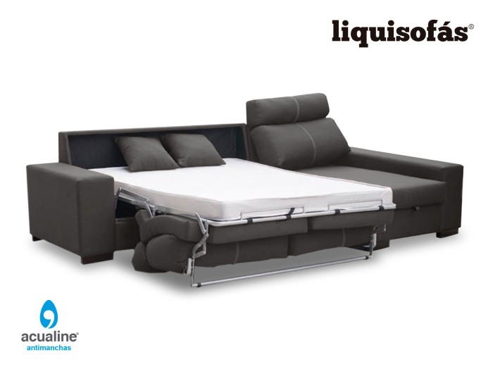 SOFÁ CHAISELONGUE CAMA CON SISTEMA...