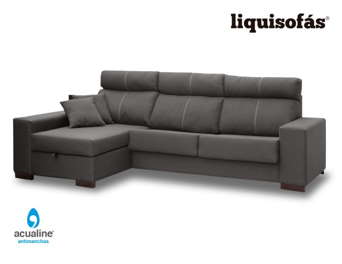 SOFÁ CHAISELONGUE CAMA CON SISTEMA...
