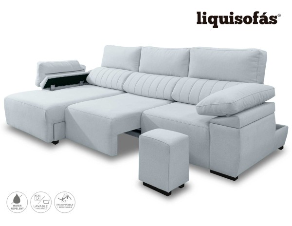 CHAISELONGUE DESLIZANTE AL SUELO C/ARCÓN  MOD. FLOR