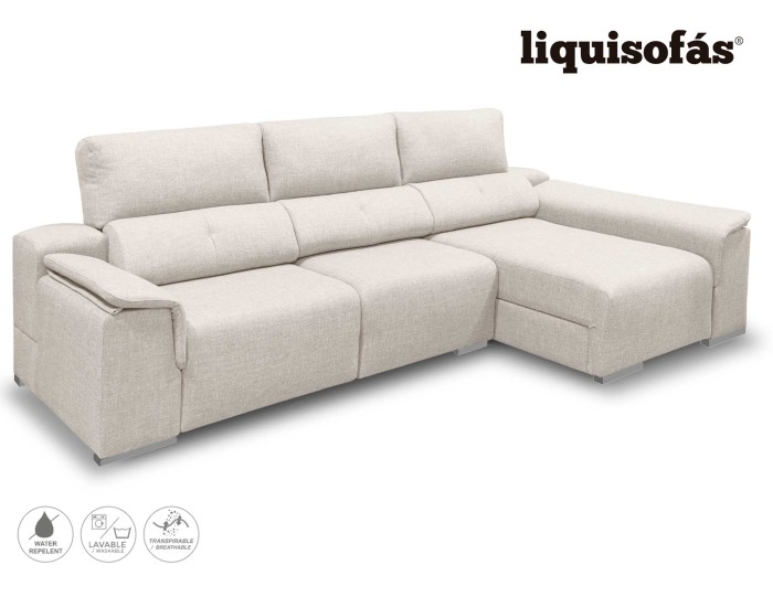 SOFÁ CHAISELONGUE DESLIZANTE FRONTAL...