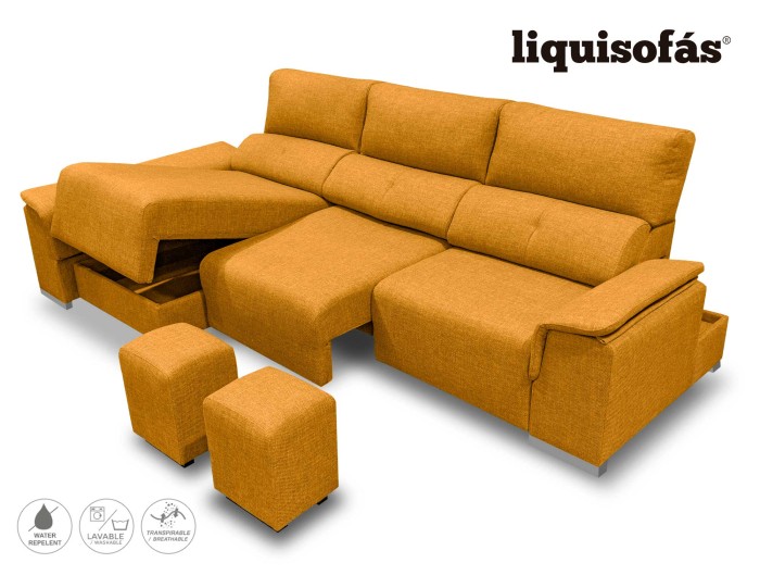 SOFÁ CHAISELONGUE DESLIZANTE FRONTAL...