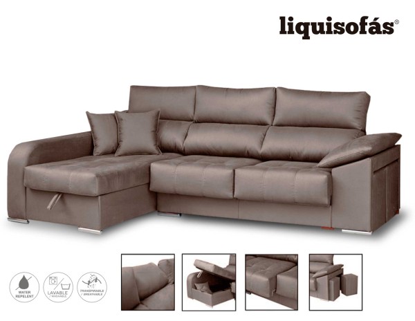 CHAISELONGUE DESLIZANTE Y RECLINABLE MOD. AURA