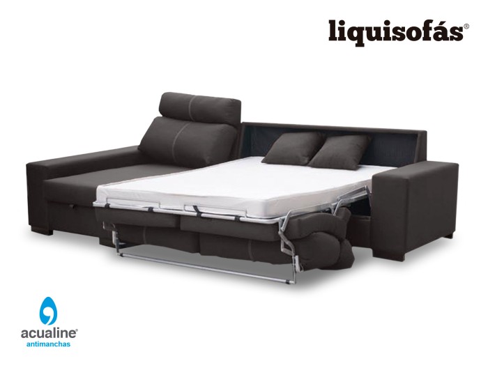 SOFÁ CHAISELONGUE CAMA CON SISTEMA...