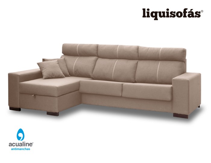 SOFÁ CHAISELONGUE CAMA CON SISTEMA...
