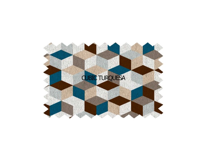 PACK DE 3 COJINES DECORATIVOS MOD. RUBIK