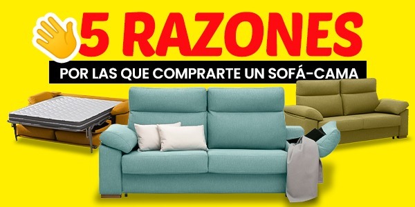 5 razones por la que deberías tener un sofá cama en casa