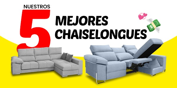 Los 5 mejores chaiselongues de liquisofás: confort, diseño y precio